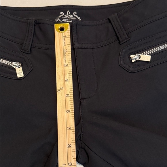 prAna Black Softshell Zipper Pocket Bootcut Pants Size 4 - Picture 4 of 8